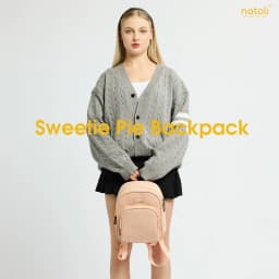 Thumbnail Balo mini nữ Thương hiệu NATOLI, nhỏ gọn chống nước cao cấp BST Sweetie Pie Backpack B6 3