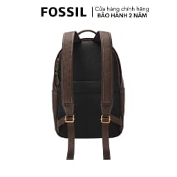Thumbnail Balo nam Fossil BUCKNER, da thật, màu nâu đậm, đựng laptop, MBG9631203 3