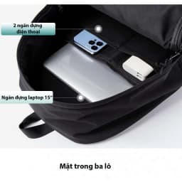 Thumbnail Balo nam đi học cao cấp đệm mút dày chống sốc laptop 15inch CHENNY CN297 4