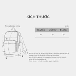 Thumbnail Balo nam nữ đi học đi làm BAMA Casual Backpack chống nước nhiều ngăn, cặp sách đi học đựng laptop 15 6 inch 3