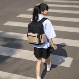 Thumbnail Balo nam nữ đi học đi làm BAMA Casual Backpack chống nước nhiều ngăn, cặp sách đi học đựng laptop 15 6 inch 4