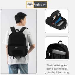 Thumbnail Balo Nam Nữ Đi Học Đi Làm Đi Chơi Đựng Laptop Thiết Kế Đơn Giản Thời Trang Y2010 The Style Of No Style 43 - 21917 |YaMe| 1