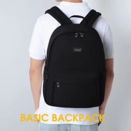 Thumbnail Balo nam nữ đi học thương hiệu NATOLI nhiều ngăn chống nước tốt - Basic Backpack B2 3