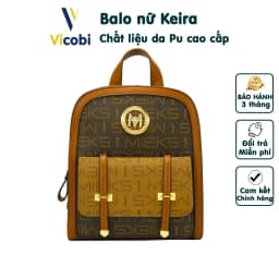 Thumbnail Balo nữ da Keira Vicobi B6, thiết kế thời trang công sở, đi học, văn phòng, du lịch 1