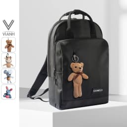 Thumbnail Balo nữ dễ thương cute để laptop nhiều ngăn charm treo đi làm đi học GU06-1 Gumely ViAnh Store 1