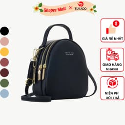Thumbnail Balo Nữ Mini Thời Trang FORVER YOUNG Ba Lô Da Mềm Nhiều Ngăn Da Cao Cấp Cực Đẹp PL04 - Tukado 1