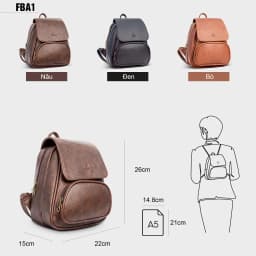Thumbnail Balo nữ thời trang FADODA FBA1 nhiều màu 2