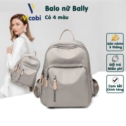 Thumbnail Balo nữ vải Oxford Bally Vicobi B5, loại nhỏ gọn tiện dụng. 1