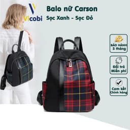 Thumbnail Balo nữ vải Oxford Carson Vicobi B4, đựng vừa giấy A4 và laptop 13inch trở xuống 1
