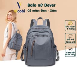 Thumbnail Balo nữ vải Oxford Dever Vicobi B3, có 2 size to và nhỏ 1