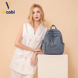 Thumbnail Balo nữ vải Oxford Dever Vicobi B3, có 2 size to và nhỏ 3