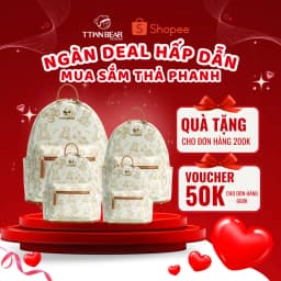 Thumbnail Balo TTWN BEAR chính hãng - TN3209 da pvc 3 ngăn đi làm, đi học, đi chơi 1