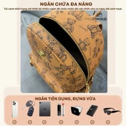 Thumbnail Balo TTWN BEAR chính hãng - TN3209 da pvc 3 ngăn đi làm, đi học, đi chơi 4