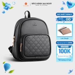 Thumbnail Balo Yuumy (Thời trang nữ cỡ trung chần chỉ - Balo da YBA35) 1