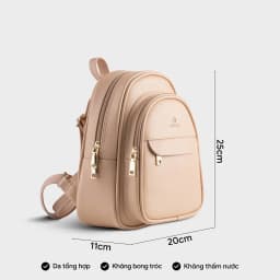 Thumbnail Balo Yuumy (Thời trang nữ cỡ trung basic - Balo da Seasand YBA51) 3
