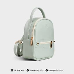 Thumbnail Balo Yuumy (Thời trang nữ mini phối khóa - Balo da YBA25) 3