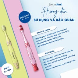 Thumbnail Bàn chải đánh răng cho bé Betadent Baby 0-4 tuổi chăm sóc răng miệng chắc khỏe và trắng sáng 2