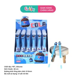 Thumbnail Bàn Chải Đánh Răng Hình Thú Cho Bé Lông Mềm Mịn (Thỏ Hồng/ Mèo Tím/ Capybara, Ngộ Không/Sulley) 1