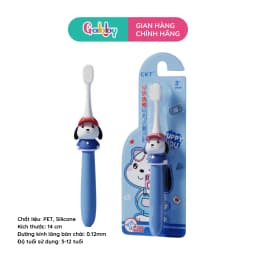 Thumbnail Bàn Chải Đánh Răng Hình Thú Cho Bé Lông Mềm Mịn (Thỏ Hồng/ Mèo Tím/ Capybara, Ngộ Không/Sulley) 2