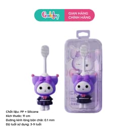 Thumbnail Bàn Chải Đánh Răng Hình Thú Cho Bé Lông Mềm Mịn (Thỏ Hồng/ Mèo Tím/ Capybara, Ngộ Không/Sulley) 3