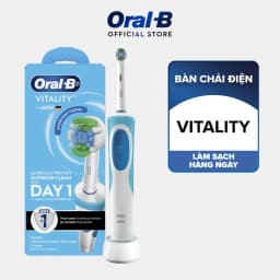 Thumbnail Bàn chải đánh răng điện Oral-B Vitality Everyday Clean-Hàng chính hãng 100% Bảo hành 24 tháng 1