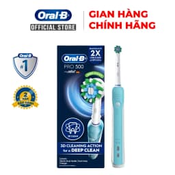 Thumbnail Bàn chải đánh răng điện Oral-B Pro 500 D16.513 - Hàng chính hãng 100% Bảo hành 24 tháng 1