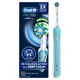 Thumbnail Bàn chải đánh răng điện Oral-B Pro 500 D16.513 - Hàng chính hãng 100% Bảo hành 24 tháng 2