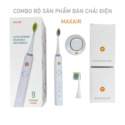 Thumbnail Bàn chải điện MaxAir công nghệ sóng âm Sonic, 5 chế độ rung, tặng kèm 2 đầu bàn chải, hàng chính hãng, BH 12T 2