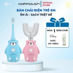 Thumbnail Bàn chải điện trẻ em cao cấp WaterPush đầu chữ U siêu mềm và đầu bàn chải siêu mảnh giúp bé làm sạch 1