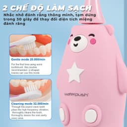 Thumbnail Bàn chải điện trẻ em cao cấp WaterPush đầu chữ U siêu mềm và đầu bàn chải siêu mảnh giúp bé làm sạch 3