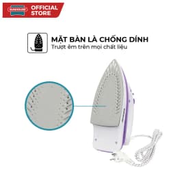 Thumbnail Bàn là hơi SUNHOUSE SHD2063P màu tím -  5 chế độ là - Công suất 1600W - Bảo hành 12 tháng - Hàng chính hãng 3