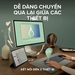 Thumbnail Bàn phím Bluetooth Logitech K380s Pebble 2 - Đa thiết bị, Phím tắt tùy chỉnh, Mỏng nhẹ, Easy-Switch 3