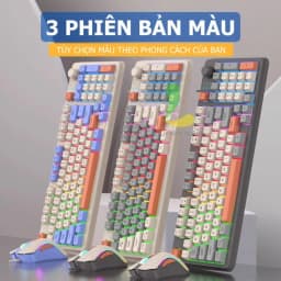 Thumbnail Bàn phím chuột có dây gaming HOSAN xunfox K820 / K82 trang bị Led 7 màu phím giả cơ chuột 3600 DPI ấn tượng 2
