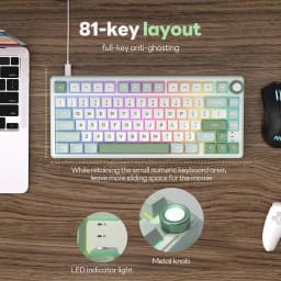 Thumbnail Bàn phím cơ có dây đệm SkyCyan Royal Kludge RKR75 4