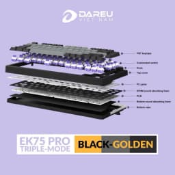 Thumbnail Bàn phím cơ DareU EK75 / EK75 Pro Triple Mode - Hàng Chính Hãng 1