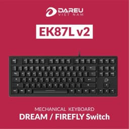 Thumbnail Bàn phím cơ DareU EK87L V2 Black no LED - Bảo hành 24 tháng 1