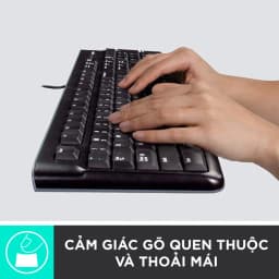 Thumbnail Bàn phím có dây Logitech K120 - Bền bỉ, chống tràn, kích thước đầy đủ có phím số 2