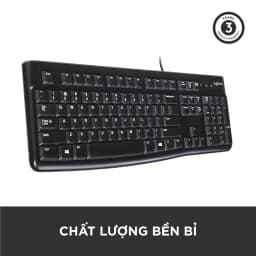 Thumbnail Bàn phím có dây Logitech K120 - Bền bỉ, chống tràn, kích thước đầy đủ có phím số 3