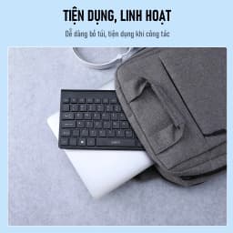 Thumbnail Bàn Phím Có Dây Nhỏ Gọn ROBOT RK10 Thiết Kế Tĩnh Âm Kích Thước 136.7 x 310 x 24.8mm Hàng Chính Hãng Bảo Hành 12 Tháng 1 4
