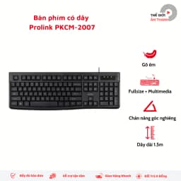 Thumbnail Bàn Phím Có Dây Prolink PKCM-2007 - CHÍNH HÃNG STORE 1