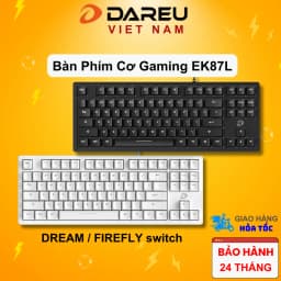 Thumbnail Bàn phím cơ Gaming DAREU EK87 / EK87L - Black ( Blue/ Brown/ Red switch) 1