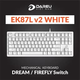 Thumbnail Bàn phím cơ Gaming DAREU EK87 / EK87L - Black ( Blue/ Brown/ Red switch) 3
