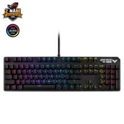 Thumbnail Bàn phím cơ gaming TUF GAMING K3, an-ti ghosting 100%, N-key rollover, Aura Sync 2