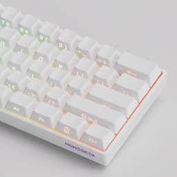 Thumbnail Bàn phím cơ MonsGeek FUN60 Max SP White / Black Akko Glare Magnetic Switches 8K 4