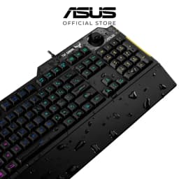 Thumbnail Bàn phím cơ quang gaming TUF GAMING K1 90MP01X0-BKUA00 Aura Sync Đệm tay tháo rời Chống nước 300 ml 3