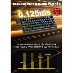 Thumbnail Bàn Phím Cơ Rapid Trigger Ziyou Attack Shark X68 HE LED RGB Cao Cấp Chuyên Game 2