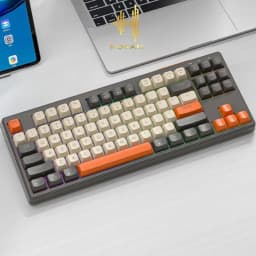 Thumbnail Bàn Phím Không Dây Gaming FREEWOLF M87 - Bàn Phím Chơi Game 87 Phím Ấn Tượng Với Kết Nối Kép 1