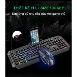 Thumbnail Bàn Phím Máy Tính Gaming RGB SIDOTECH LDK V4 Pro Có Dây / Đèn LED RGB Chống Nước Chơi Game Máy Tính Esport - Chính Hãng 3