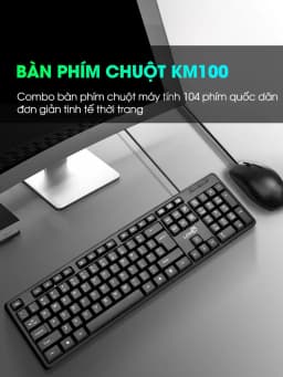 Thumbnail Bàn phím máy tính giá rẻ SIDOTECH KM10 có dây full size 104 key gõ phím nhanh chống nước tốt giả cơ gaming văn phòng 1