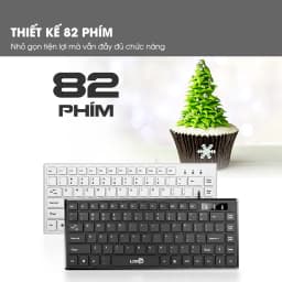 Thumbnail Bàn phím máy tính mini có dây SIDOTECH XKB02 nhỏ gọn tinh tế 82 key cho laptop văn phòng học sinh sinh viên 3